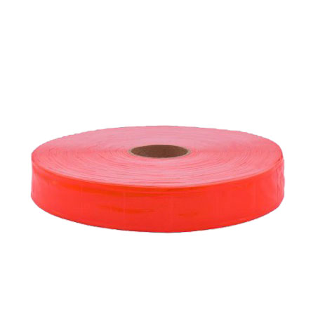11022024-30 نوار شبرنگ،pvc، رنگ نارنجی، 2.5 سانتی متری