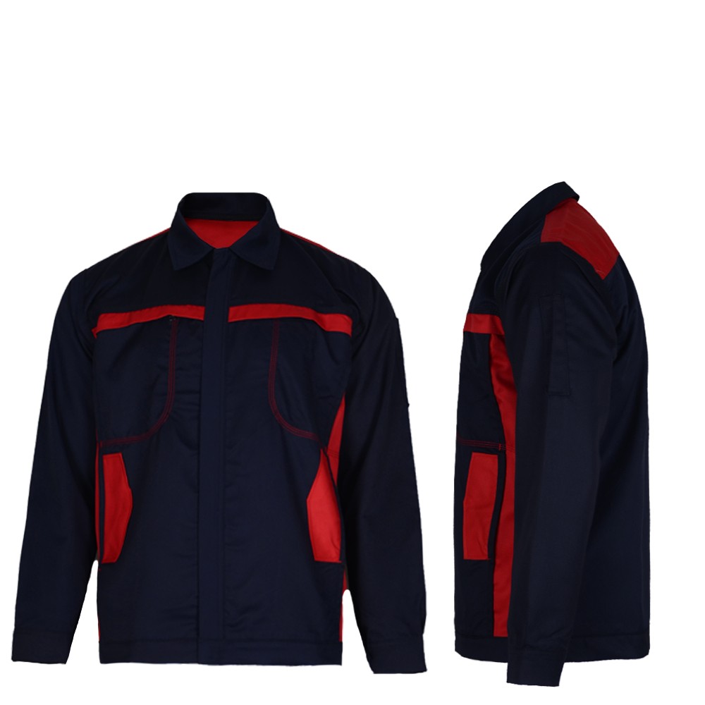 پک کاپشن تک اطلس سرمه ای-قرمز 6 عددی