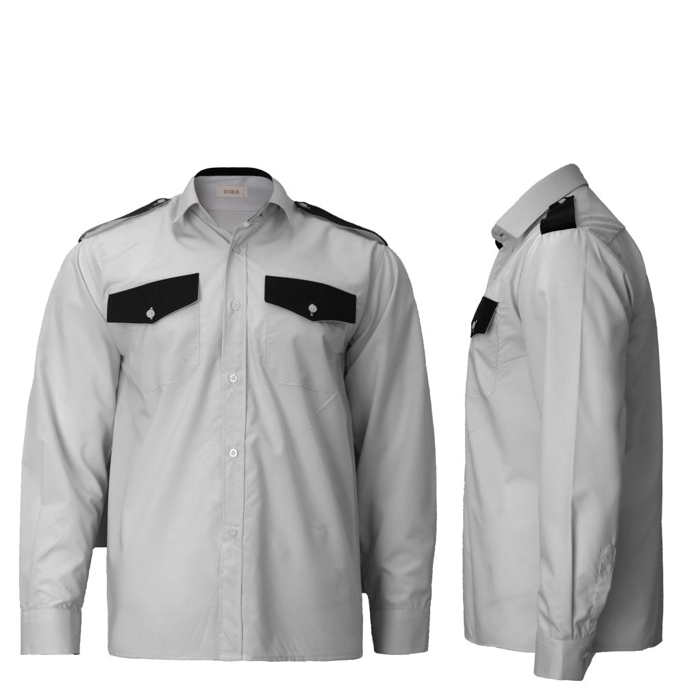 1739000 پیراهن نگهبانی طوسی روشن