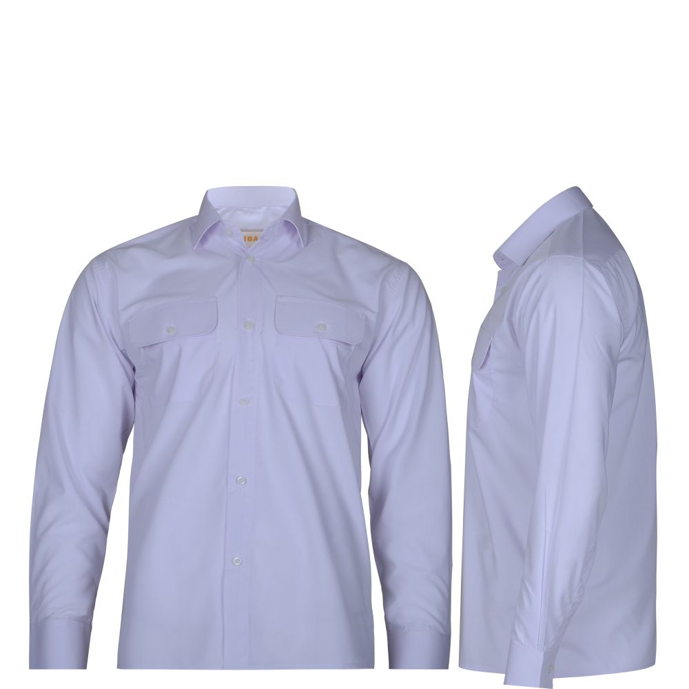 پیراهن نگهبانی سفید تترون پیراهن نگهبانی سفید تترون