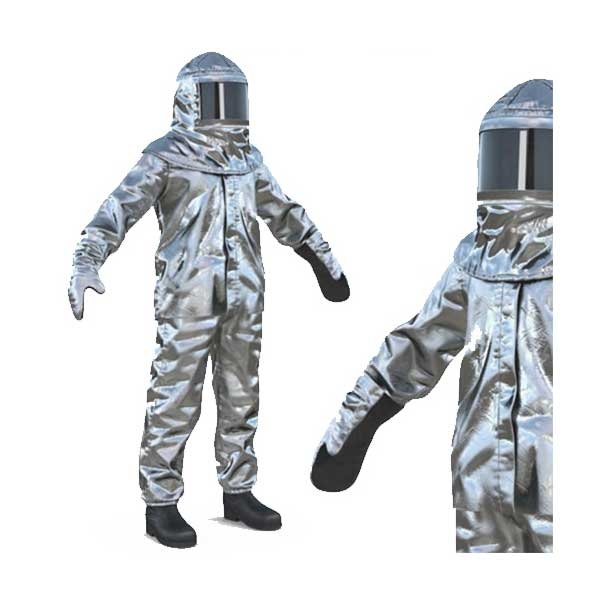 لباس نسوز آلومینیومی 5 تکه لباس نسوز آلومینیومی 5 تکه