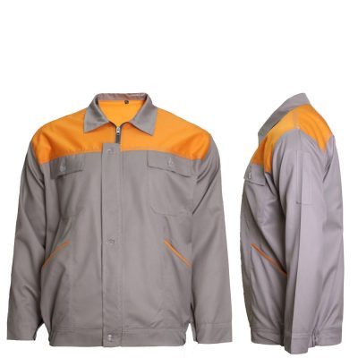 لباس کار اطلس استخوانی-زرد (برند ست ورک)