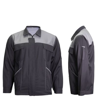 لباس کار اطلس طوسی-نقره ای (برند ست ورک)