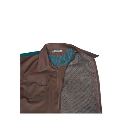 لباس کار ست ورک شکلاتی-سبز - تصویر 4